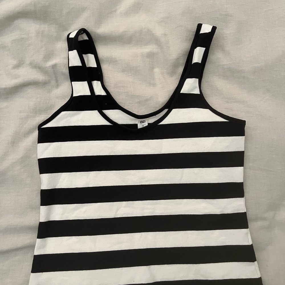 Two stripped crop tops